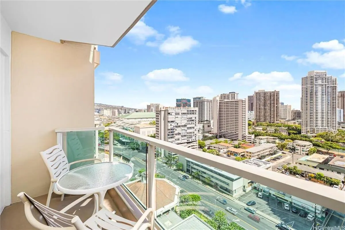 Ocean View Studio W Balcony 2318 Honolulu Tatil Evi